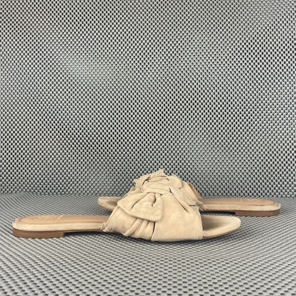 Tory burch annabelle bow slide + FREE SHIPPING | Zappos Tory Burch Annabelle Bow Slide Sandals Womens 8.5 M Dusty Cassia Open Toe Casual